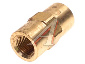 Изображение 2, 467.I.6-М10.203.В Соединитель трубки ПВХ, полиамид d=6мм (внутренняя резьба) М10х1 прямой латунь TISCON