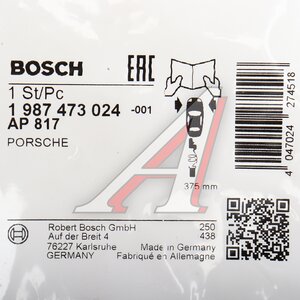 Изображение 6, 1987473024 Датчик износа тормозных колодок PORSCHE 911 (05-) передний BOSCH