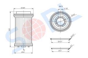 Изображение 3, RL6141BE62 Фильтр SITRAK HOWO блока дозирования мочевины SORL