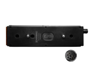 Изображение 2, M344157L Фонарь задний КАМАЗ, МАЗ, УРАЛ левый с проводом сбоку MARSHALL