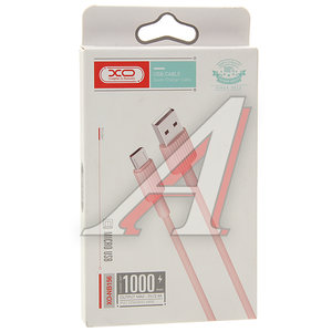 Изображение 2, NB156 Pink Кабель micro USB 1м розовый XO