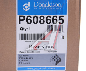 Изображение 3, P608665 Фильтр воздушный JOHN DEERE первичный DONALDSON