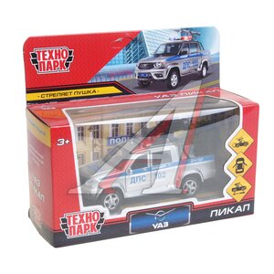 Изображение 2, PICKUP-12POL-CANSR Модель автомобиля УАЗ- ПИКАП металлическая (1:43) ТЕХНОПАРК