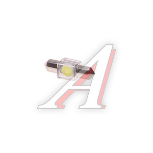 Изображение 1, 85184W Лампа светодиодная 12V C10W SV8.5-8 36мм 6000K двухцокольная MEGAPOWER