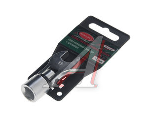 Изображение 2, RF-751313AF Ключ рожковый 13мм 3/8" шарнирный с держателем ROCKFORCE