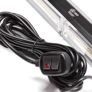 Изображение 4, AE24W-4COB-1S Балка светодиодная 12/24V 24Вт кронштейн стробоскоп 1 стор.(4 блока COB) AVTOELECTRICA