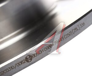 Изображение 5, 0986479445 Диск тормозной RENAULT Laguna (07-) задний (1шт.) BOSCH
