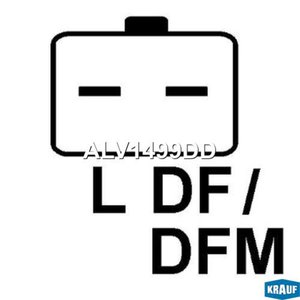 Изображение 3, ALV1499DD Генератор PEUGEOT 406 (00-04) CITROEN C4 (04-) KRAUF