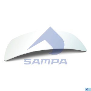 Изображение 4, 207.373 Элемент зеркальный КАМАЗ-5490 MERCEDES Axor зеркала бордюрного SAMPA