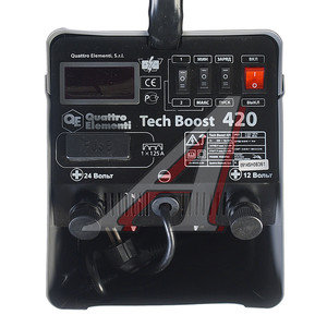 Изображение 3, TECH BOOST 420 Устройство пуско-зарядное 12-24V/60-750Ач/390А передвижное QUATTRO ELEMENTI