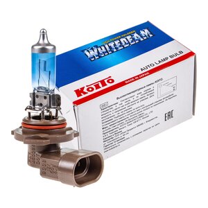 Изображение 1, KO-0757W Лампа 12V HB4(9006) 51W P22d (110W) 4200K Whitebeam KOITO