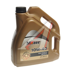 Изображение 1, 4635475 Масло моторное SM/CF 10W40 п/синт.4л MOZER