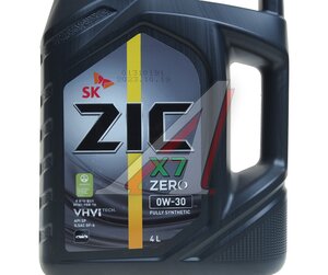 Изображение 2, 161093A1 Масло моторное X7 ZERO 0W30 синт.4л ZIC