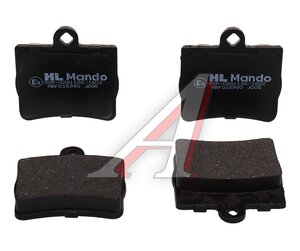 Изображение 2, MBF015990 Колодки тормозные MERCEDES W202 (96-00) задние (4шт.) MANDO