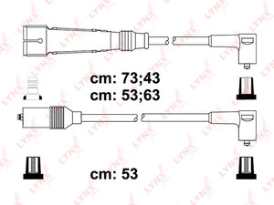 Изображение 1, SPC8023 Провод высоковольтный VW Golf (91-97) комплект LYNX