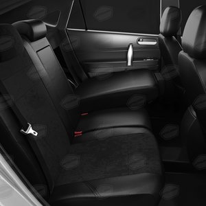 Изображение 6, CH03-0301-EC14 Авточехлы CHEVROLET Lanos (05-) экокожа-алькантара задняя спинка 40х60 черные комплект AVTOLIDER