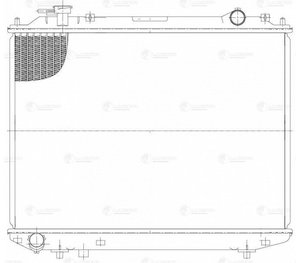 Изображение 4, LRc2501 Радиатор MAZDA BT-50 (06-) LUZAR