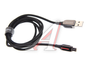 Изображение 1, BU14 black Кабель micro USB 1.2м черный BOROFONE