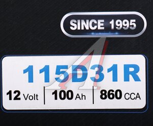 Аккумулятор TCS 100А/ч, TCS115D31R,
                                                          фото 5 Изображение 5, 6СТ100(1) TCS115D31R Аккумулятор TCS 100А/ч