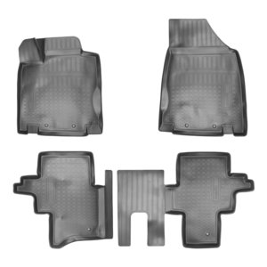 Изображение 1, NPA11-C61-454 Коврик салона NISSAN Pathfinder (14-) полиуретан черный (4 предм.) NORPLAST