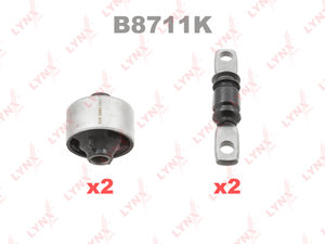Изображение 1, B8711K Сайлентблок TOYOTA Hihhlander рычага переднего комплект на 2 рычага (4шт.) LYNX