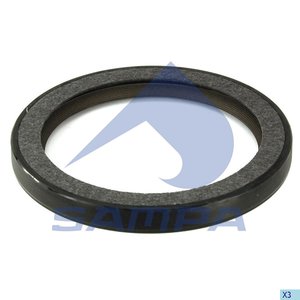 Изображение 2, 050.401 Сальник коленвала DAF F85/95XF передний (100x124x12) SAMPA
