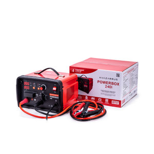 Изображение 1, PowerBox 240i Устройство пуско-зарядное 12-24V/40-700Ач/240А инверторное KVAZARRUS