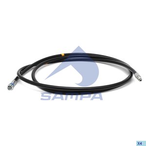 Изображение 2, 034.261 Шланг VOLVO FM9(G1)/12(G2) сцепления L=3090мм SAMPA