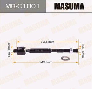 Изображение 2, MR-C1001 Тяга рулевая TOYOTA Auris (06-) левая/правая MASUMA