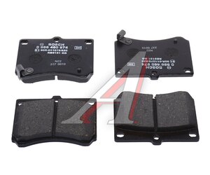 Изображение 2, 0986460974 Колодки тормозные MAZDA 323, MX3 (89-98) передние (4шт.) BOSCH