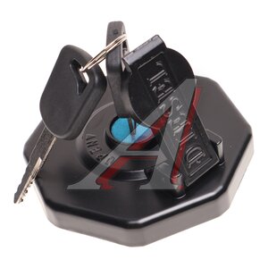 Изображение 1, 1103010LD291-MX Крышка бака топливного JAC N56 КАМАЗ Компас-5 с ключами MOVELEX