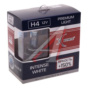Изображение 3, 1007178 Лампа 12V H4 P43t +150% бокс (2шт.) XENITE