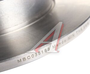 Изображение 4, MBC035186 Диск тормозной OPEL Astra G, Zafira задний (1шт.) MANDO