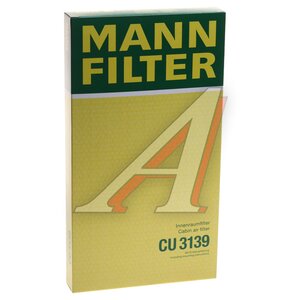 Изображение 5, CU3139 Фильтр воздушный салона MANN CU 3139
