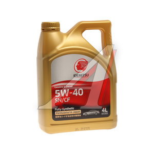 Изображение 1, 30011333-746 Масло моторное FULLY-SYNTHETIC SN/CF 5W40 синт.4л IDEMITSU