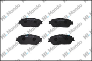 Изображение 1, MPT45 Колодки тормозные TOYOTA Camry (01-06) передние (4шт.) MANDO