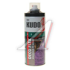 Изображение 1, KU-5302 Резина жидкая декоративная черная 520мл KUDO