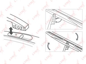 Изображение 2, LR25D Щетка стеклоочистителя SUZUKI Swift задняя LYNX