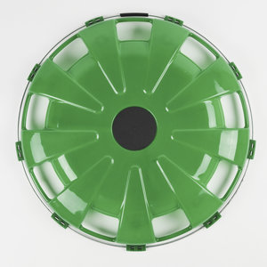 Изображение 1, МК-ПЛ-Р07 Колпак колеса R-22.5 заднего пластик (зеленый) Турбо ТТ