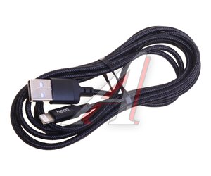 Изображение 1, X14 black Кабель iPhone (5-) 2A 2м черный HOCO
