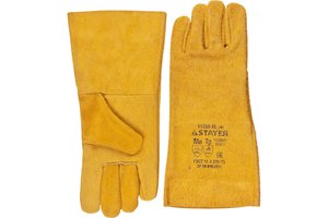 Изображение 1, 11330-XL_z01 Краги сварщика спилковые огнеупорные STAYER