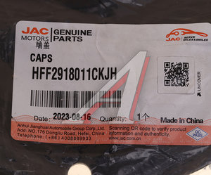 Изображение 3, HFF2918011CKJH Заглушка JAC OE
