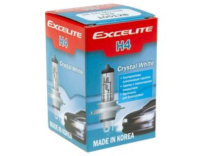 Изображение 2, EX-10512B Лампа 12V H4 60/55W P43t-38 до 4300К Crystal White EXCELITE