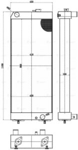 Изображение 3, LRc3111 Радиатор CATERPILLAR 324D/325D/326D/329D (дв.CAT C7) алюминиевый LUZAR