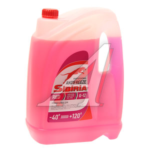 Изображение 1, 805601 Антифриз красный -40C 10кг G12+ SIBIRIA