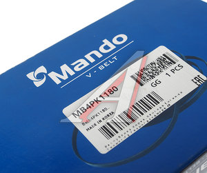 Изображение 2, MB4PK1180 Ремень приводной поликлиновой 4PK1180 MANDO