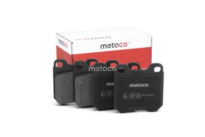 Изображение 1, 3010-061 Колодки тормозные OPEL Omega A, Vectra B задние (4шт.) METACO