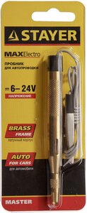 Изображение 2, 2574_z01 Пробник автомобильный 6-24В латунный STAYER