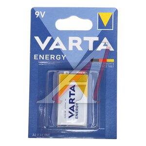 Изображение 1, VRT-6F22 Батарейка KRONA 6F22 9V Alkaline Energy VARTA