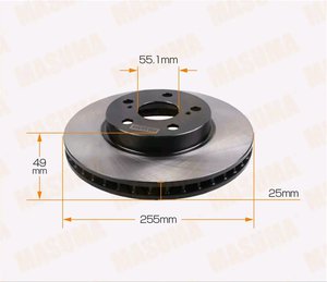 Изображение 2, BD-1208 Диск тормозной TOYOTA Celica (93-05) передний вентилируемый (1шт.) MASUMA